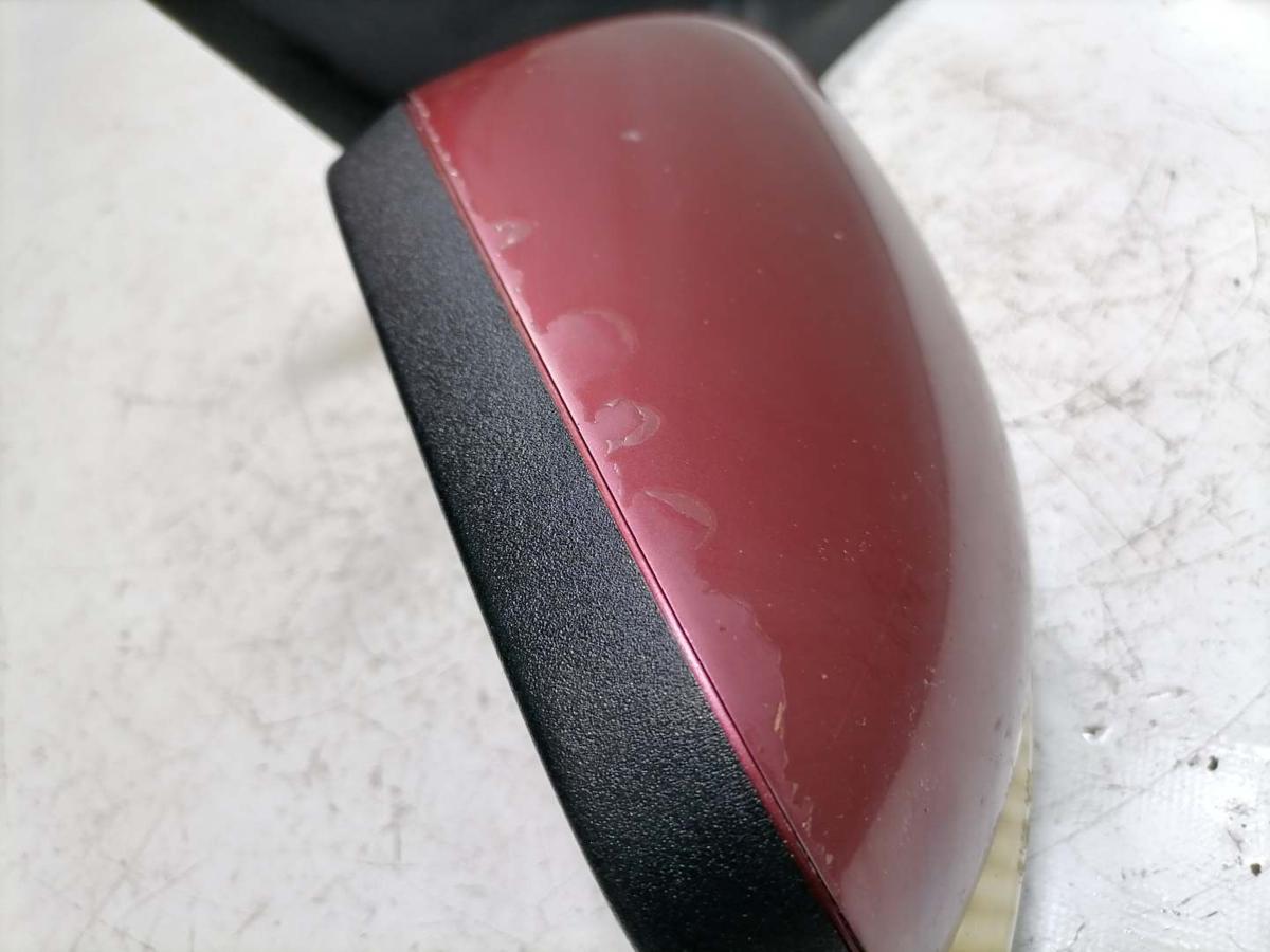 Volvo V50 original Au&szlig;enspiegel rechts elektrisch verstellbar 45400 Ruby Red Pearl Bj.2005